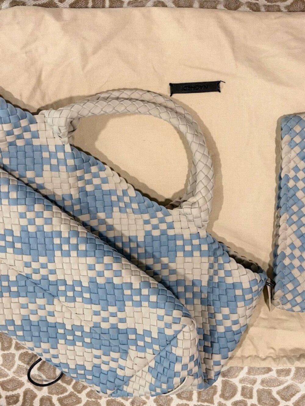 Naghedi Capri Plaid St Barths Medium Tote Set Tuckernuck
